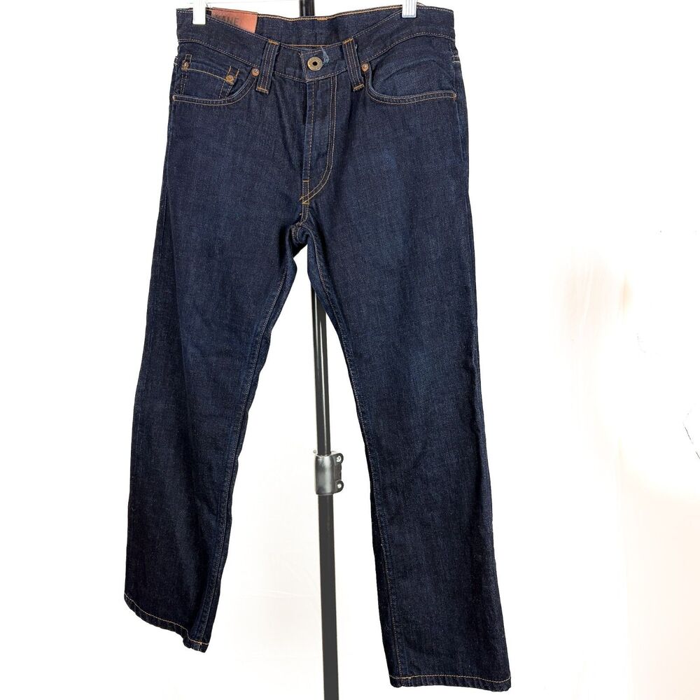 J Brand Kane Slim Straight Leg Raw Indigo Denim Jeans Size 31 Made in USA